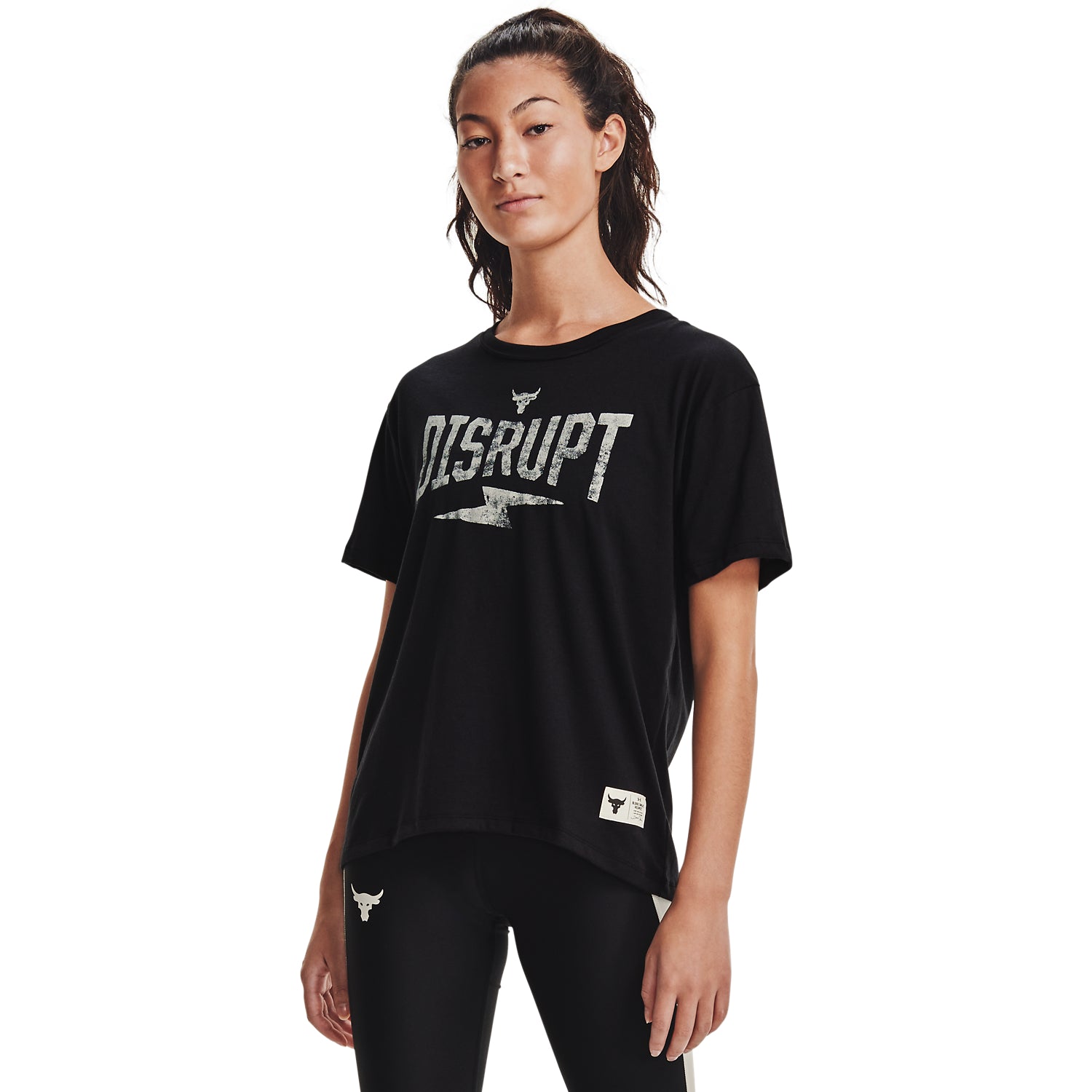 Polera Manga Corta Project Rock Disrupt para Mujer