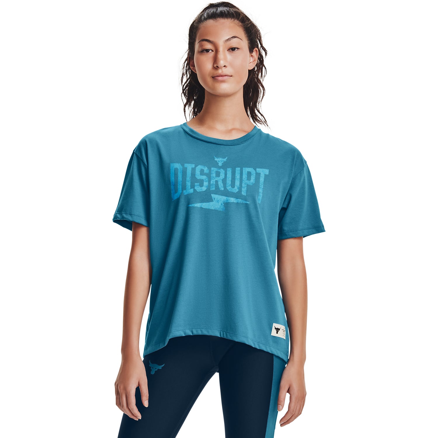 Polera Manga Corta Project Rock Disrupt para Mujer