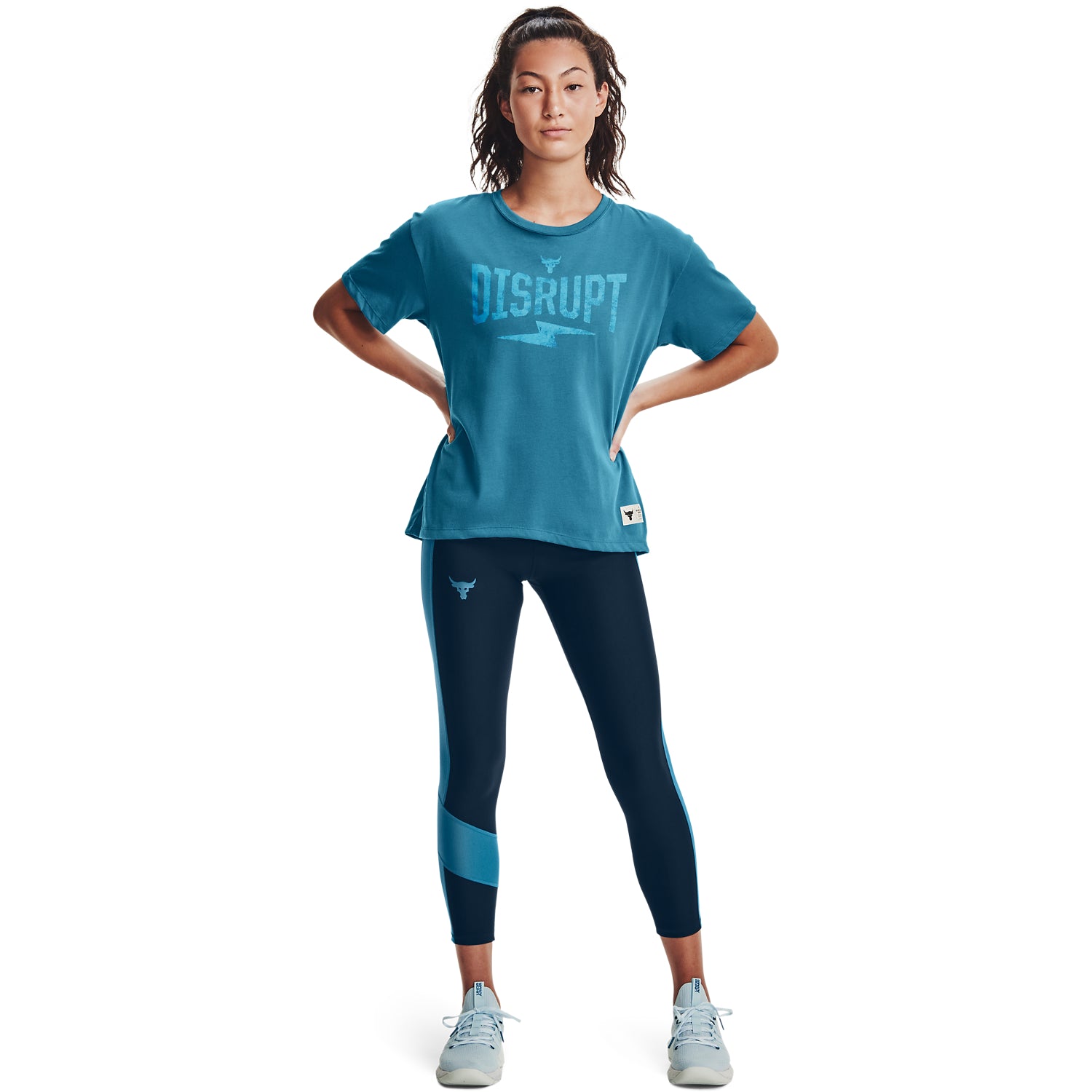 Polera Manga Corta Project Rock Disrupt para Mujer