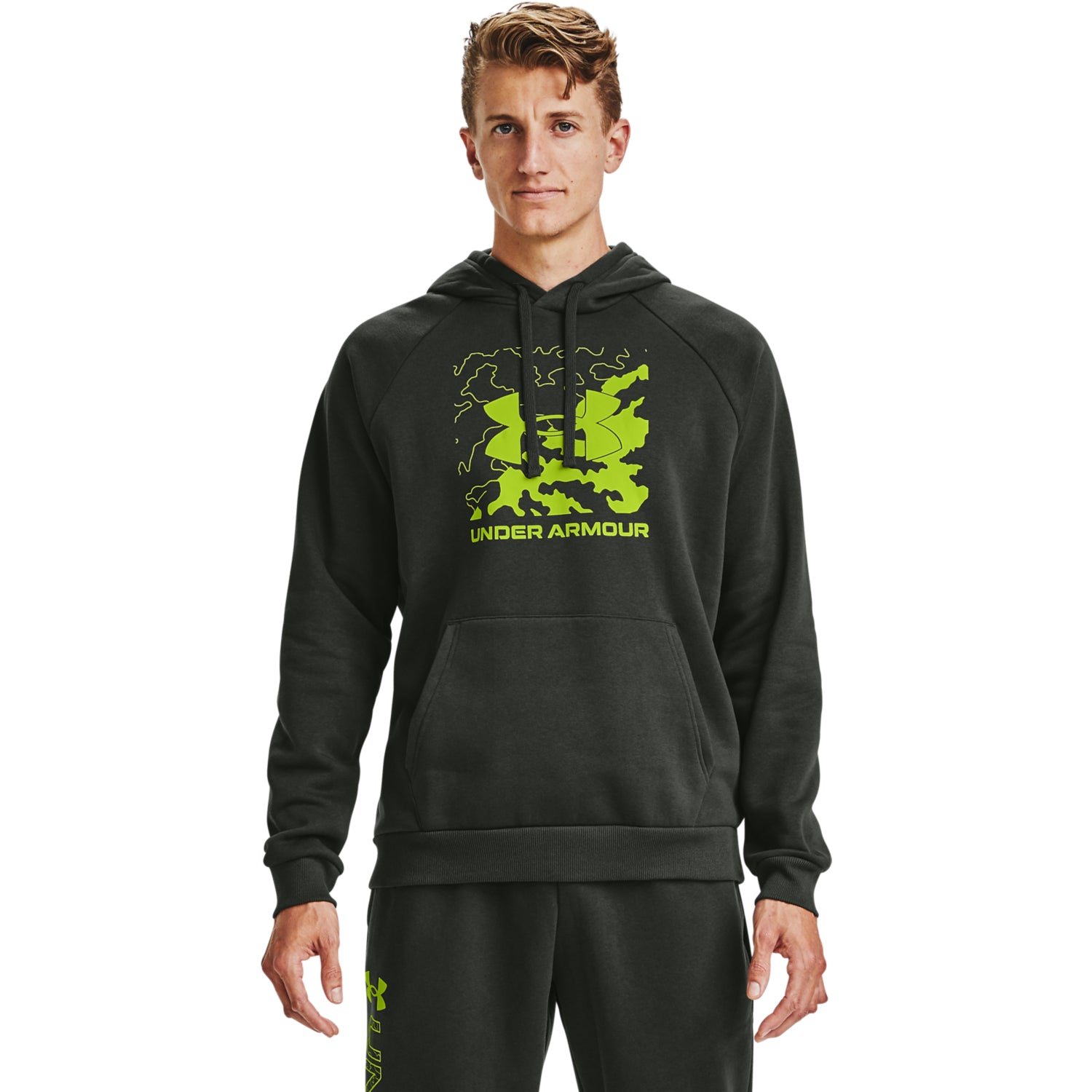 Polerón UA Rival Fleece Box Logo para Hombre