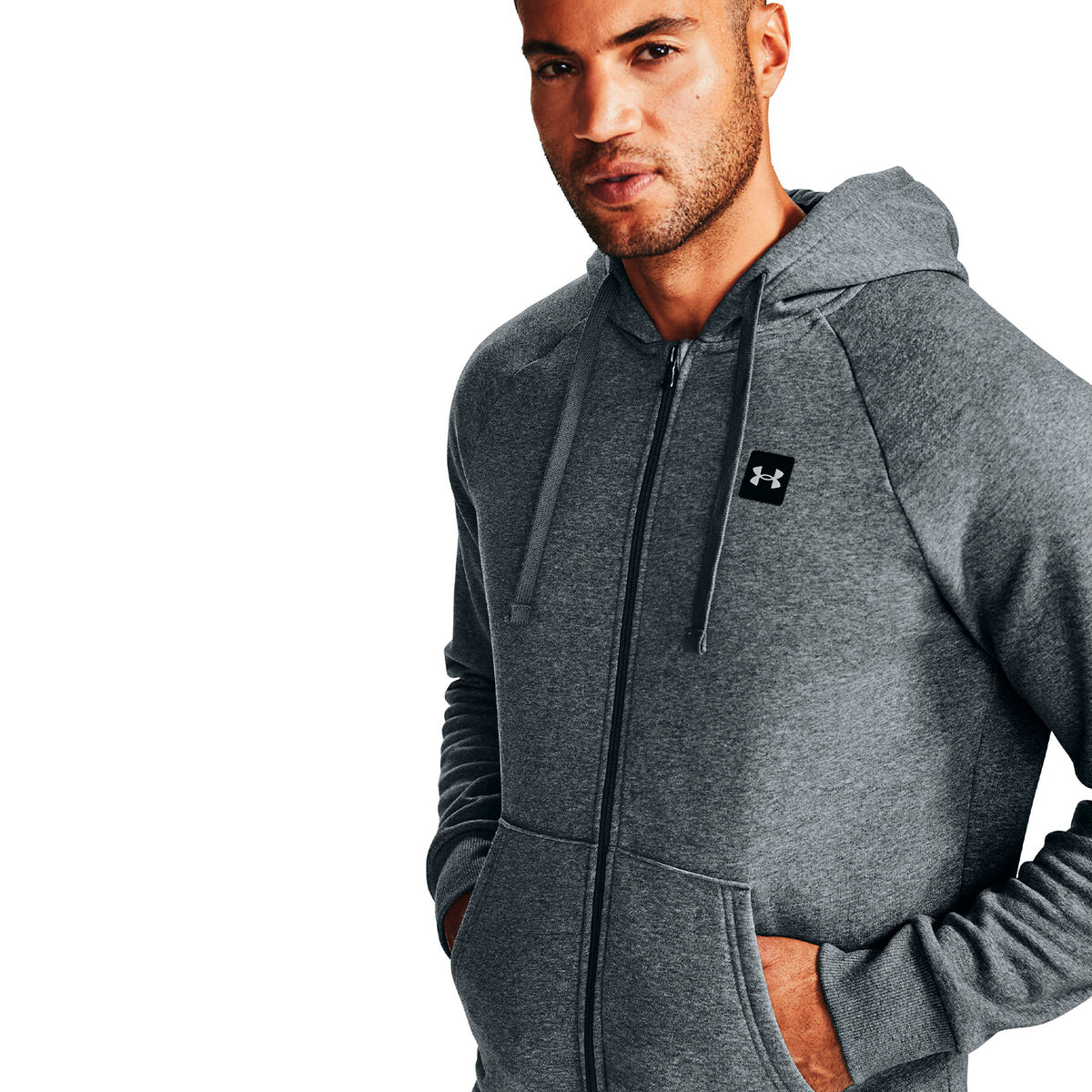 Polerón UA Rival Fleece Full Zip para Hombre