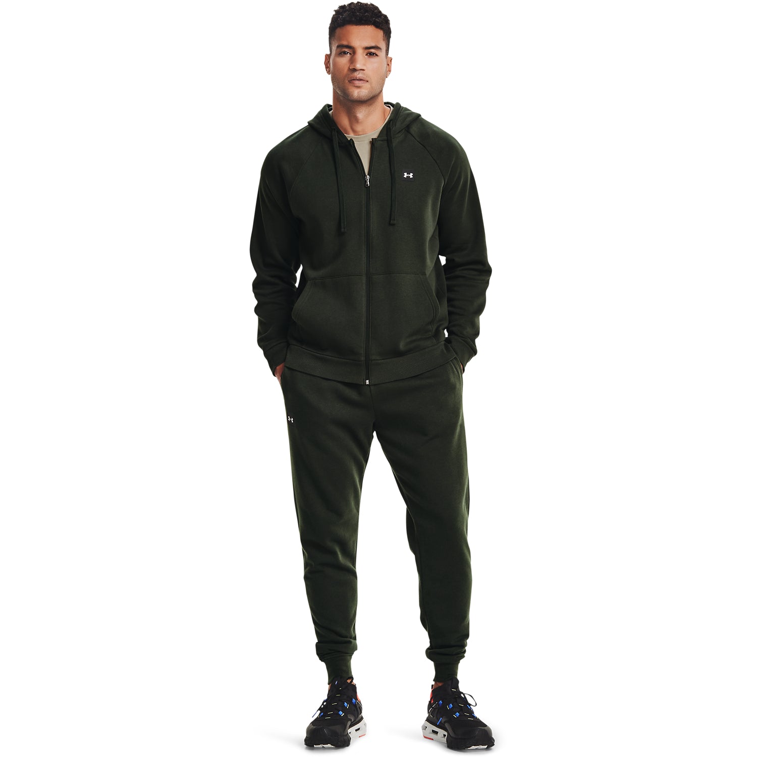 Polerón UA Rival Fleece Full Zip para Hombre