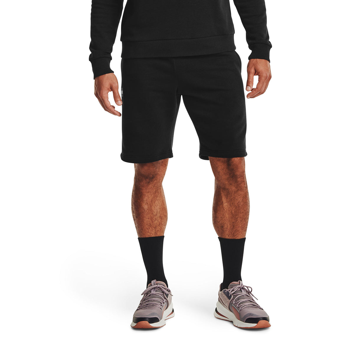 Shorts UA Rival Fleece para hombres