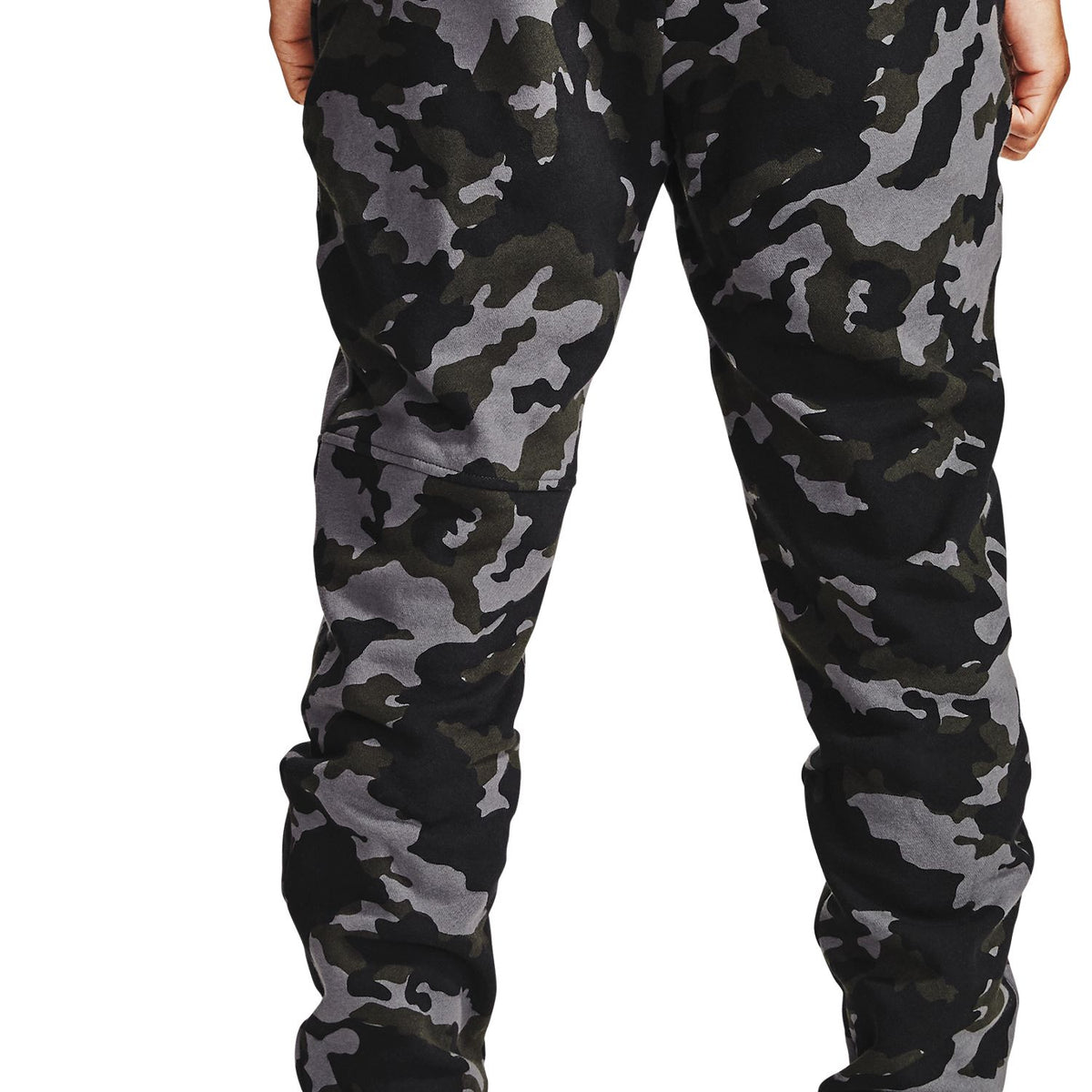 Pantalones de entrenamiento UA Rival Fleece Camo para hombre