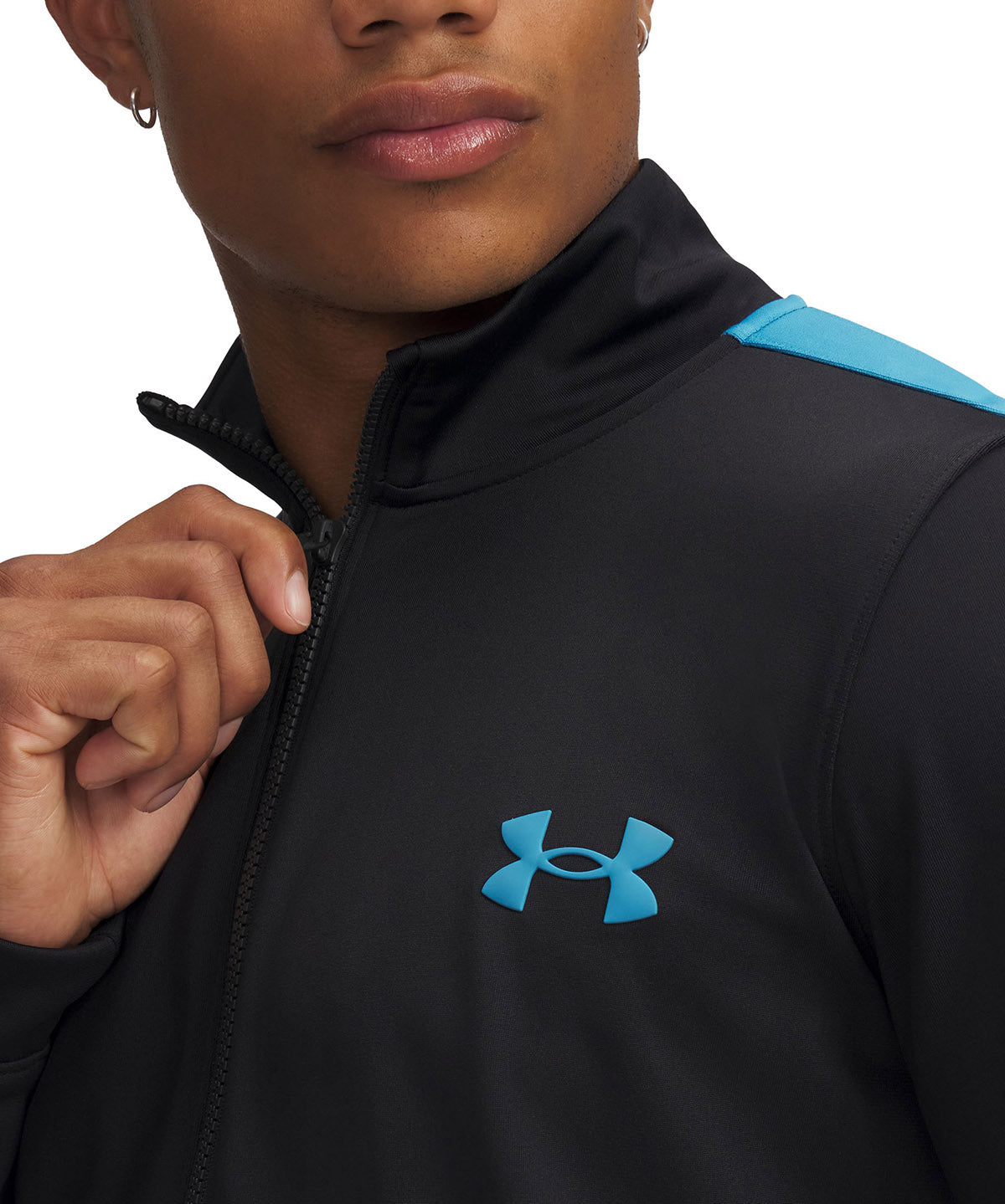 Conjunto Under Armour Rival knit negro para hombre