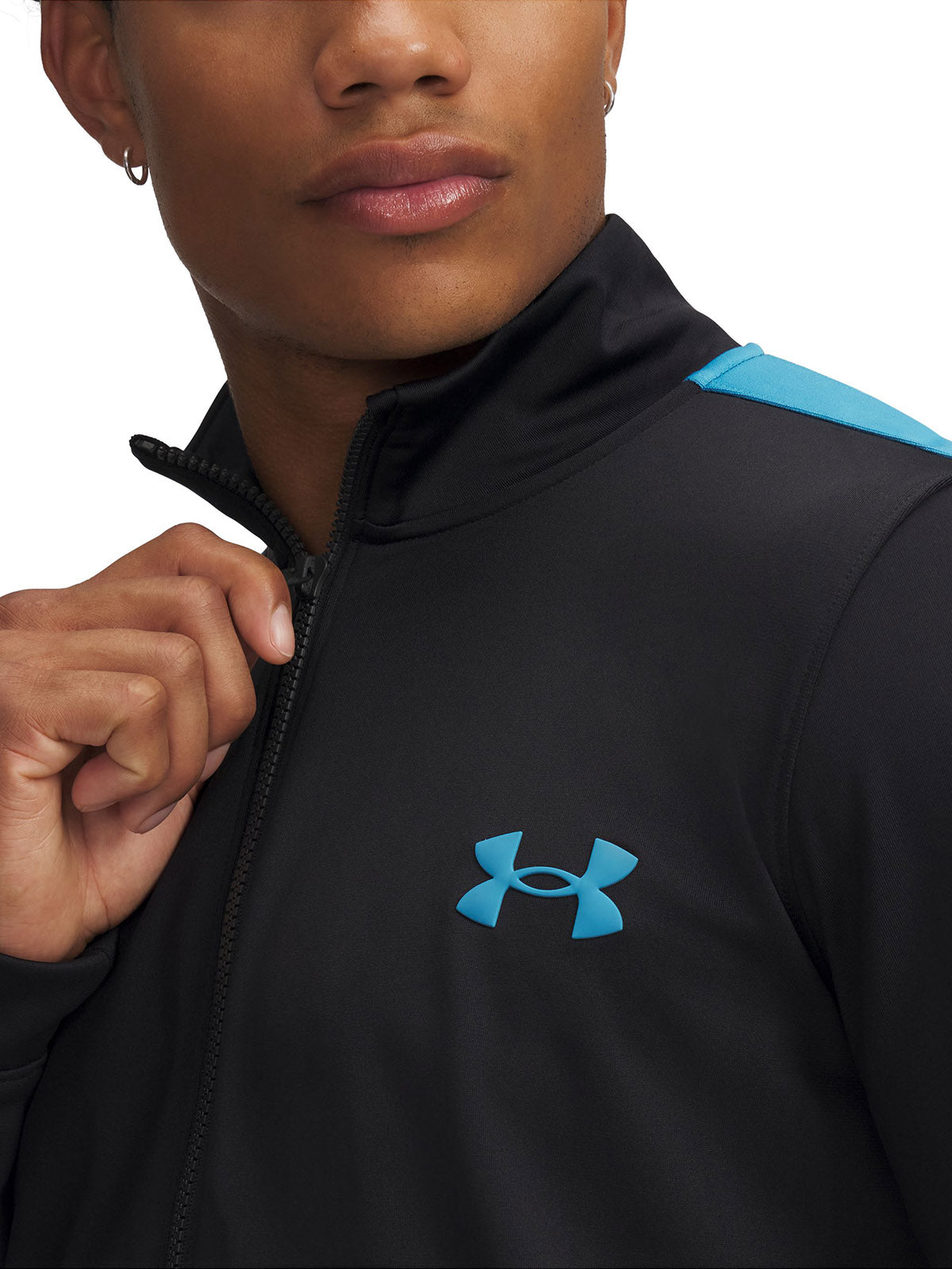 Conjunto Under Armour Rival knit negro para hombre