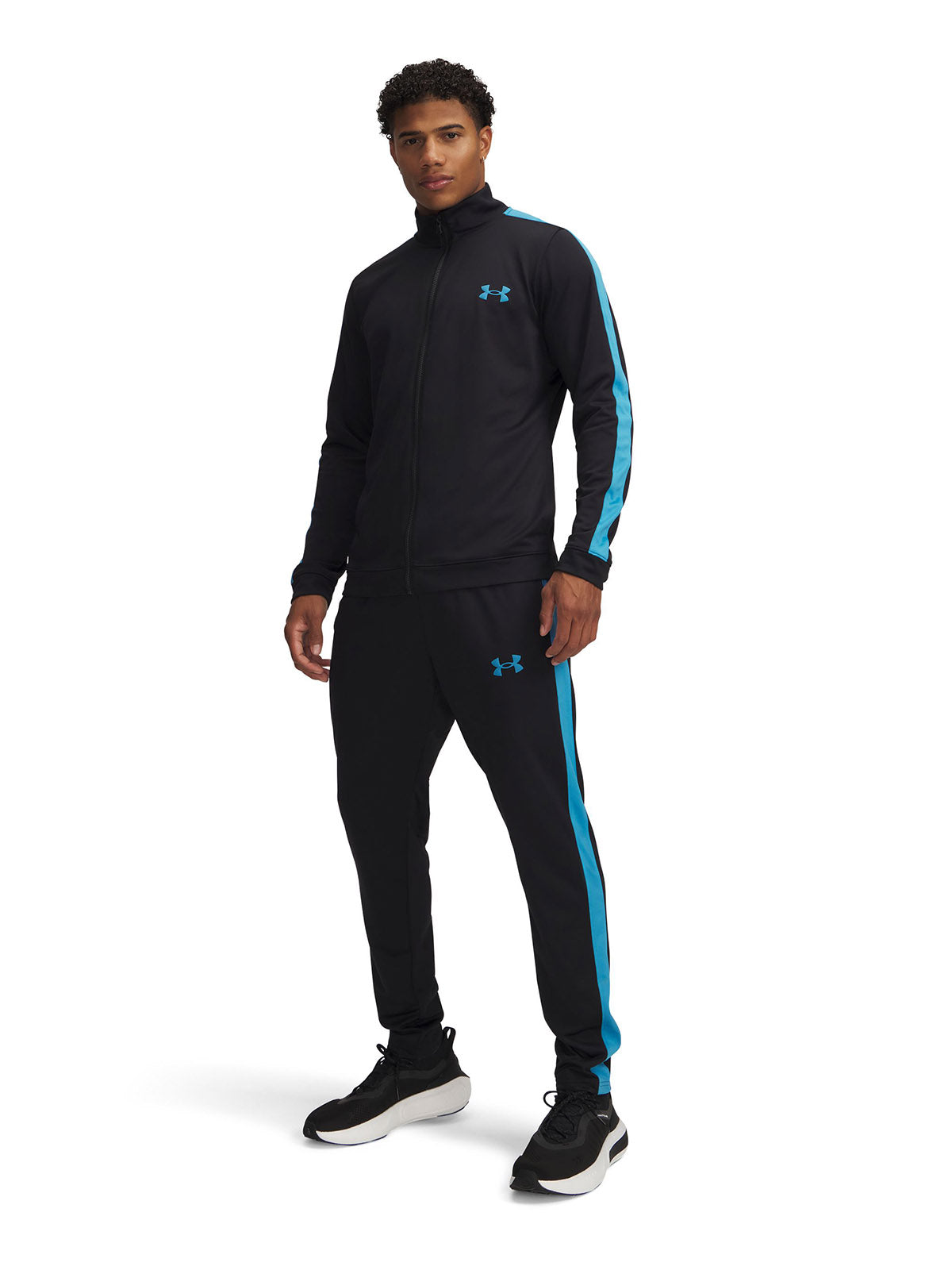 Conjunto Under Armour Rival knit negro para hombre