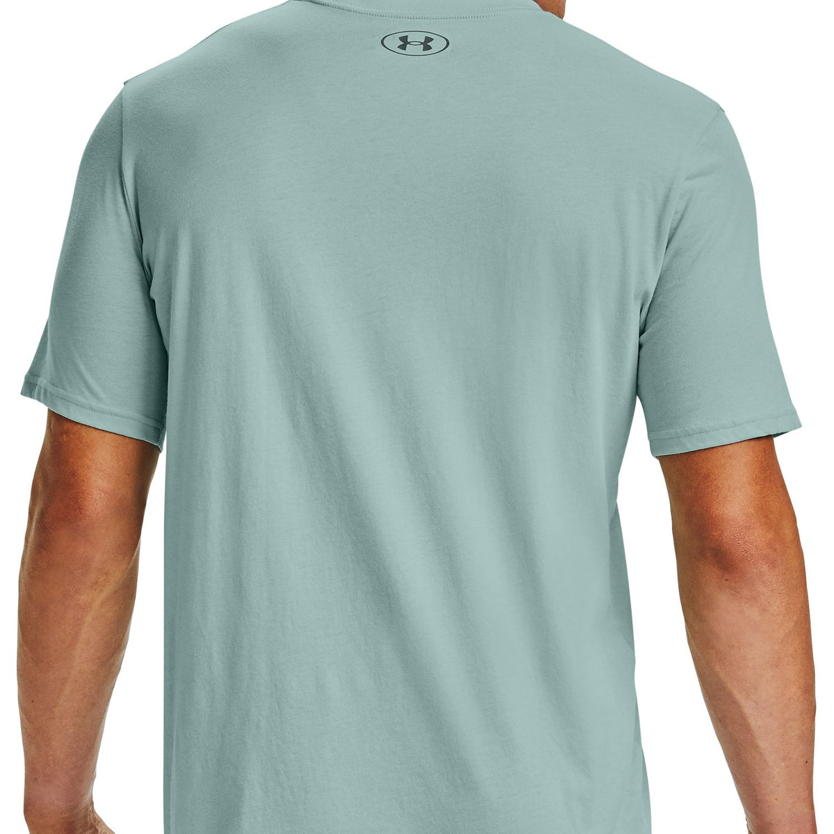 Polera Manga Corta UA Camo Box Logo para Hombre