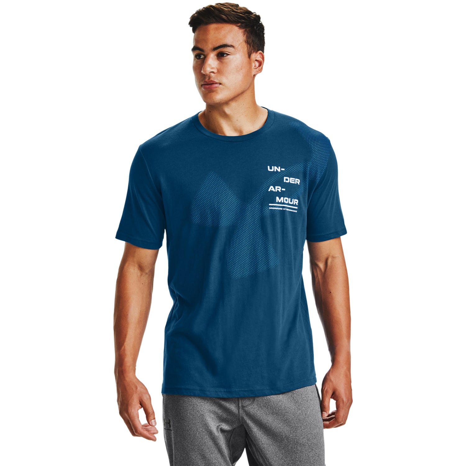 Polera Manga Corta UA Big Logo Breakdown para Hombre