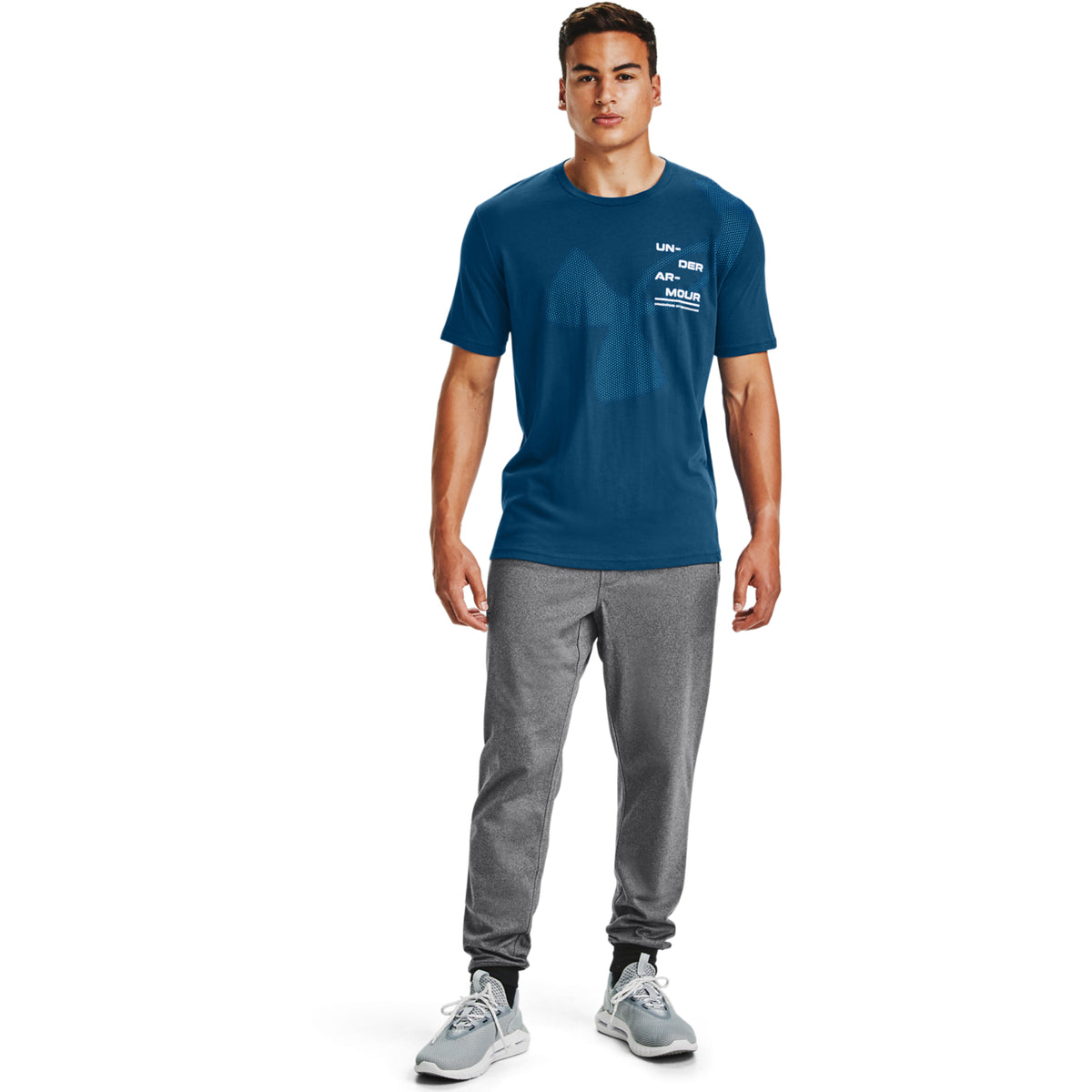 Polera Manga Corta UA Big Logo Breakdown para Hombre