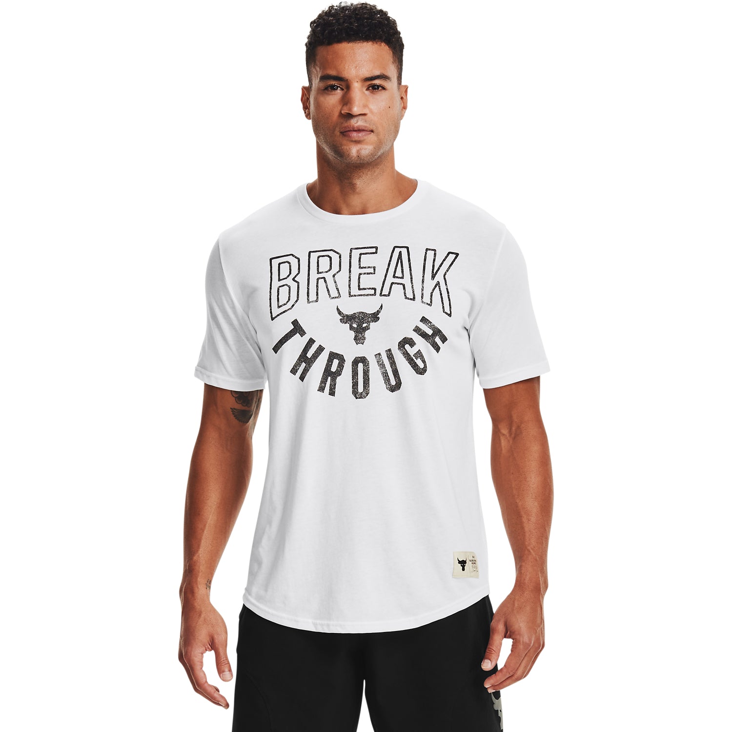 Polera Manga Corta Project Rock Break Through para Hombre