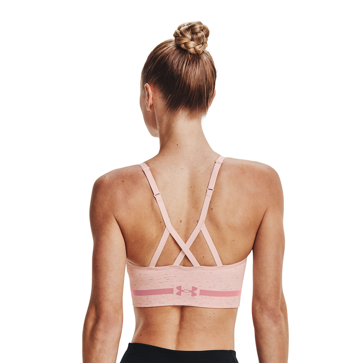 Sostén Deportivo UA Seamless Low Long Heather para Mujer