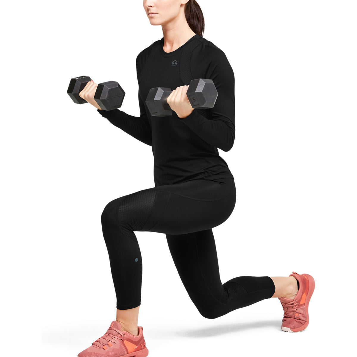 Calzas UA RUSH™ Crop para Mujer