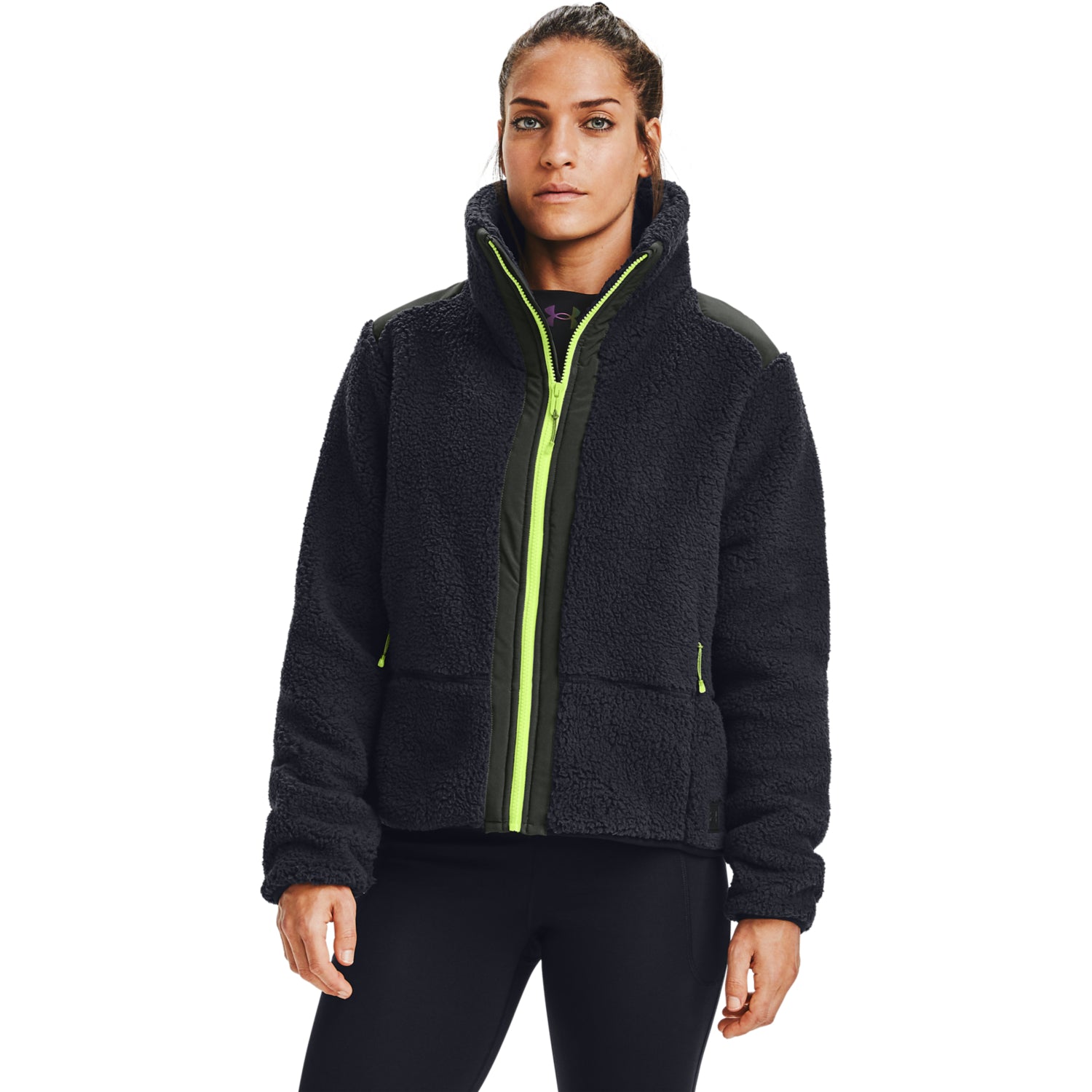 Chaqueta tipo Sweater UA Legacy Sherpa para Mujer