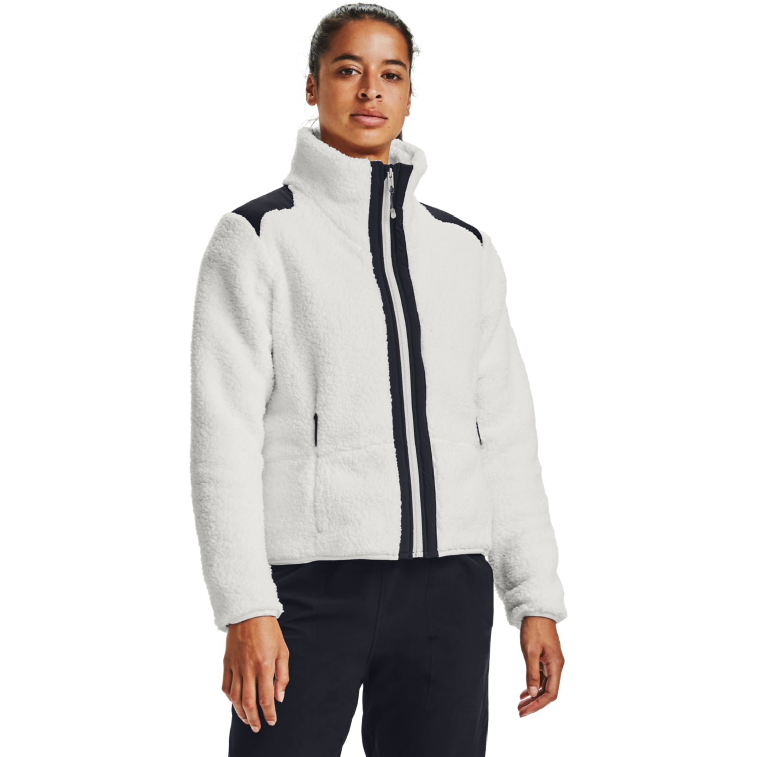 Chaqueta tipo Sweater UA Legacy Sherpa para Mujer