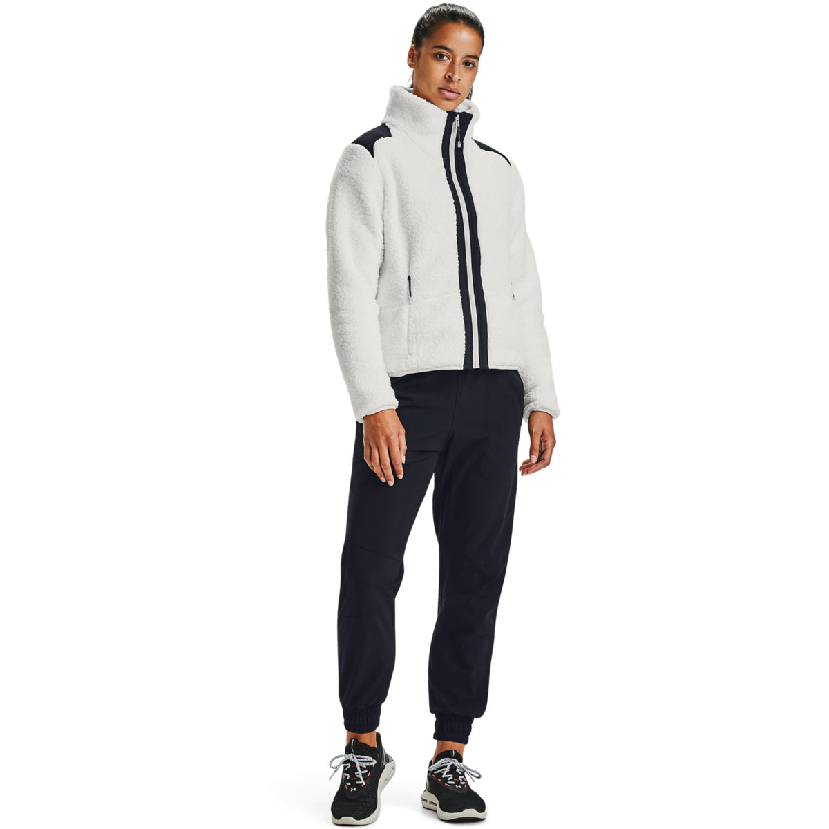 Chaqueta tipo Sweater UA Legacy Sherpa para Mujer