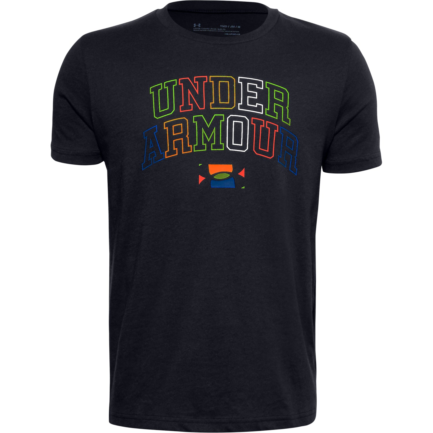 Polera UA Multicolor Wordmark para Niño