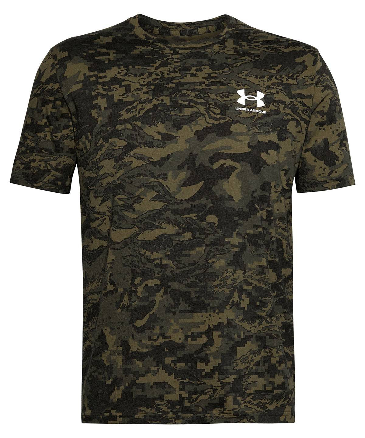 Polera Manga Corta All-Over Logo para Hombre Under Armour