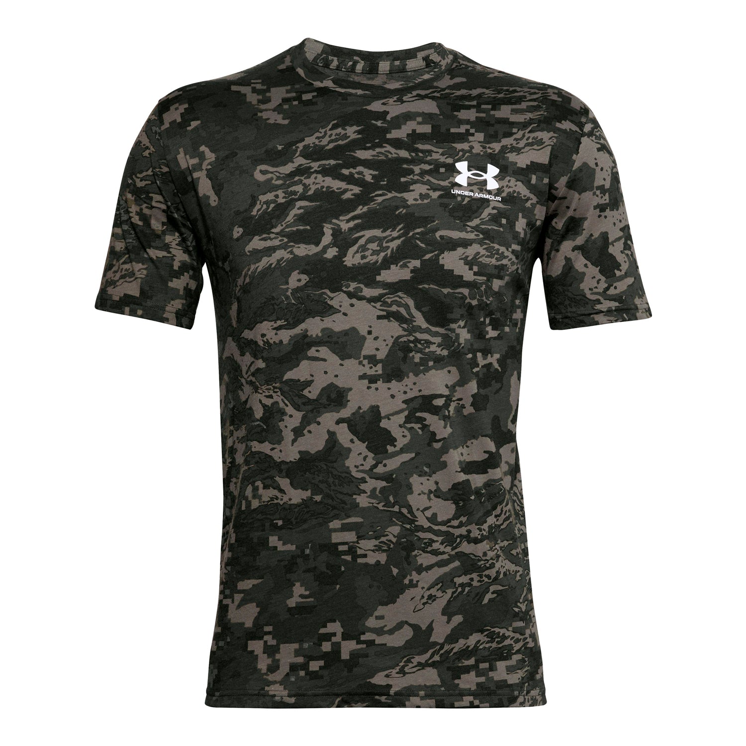 Polera Manga Corta All-Over Logo para Hombre Under Armour