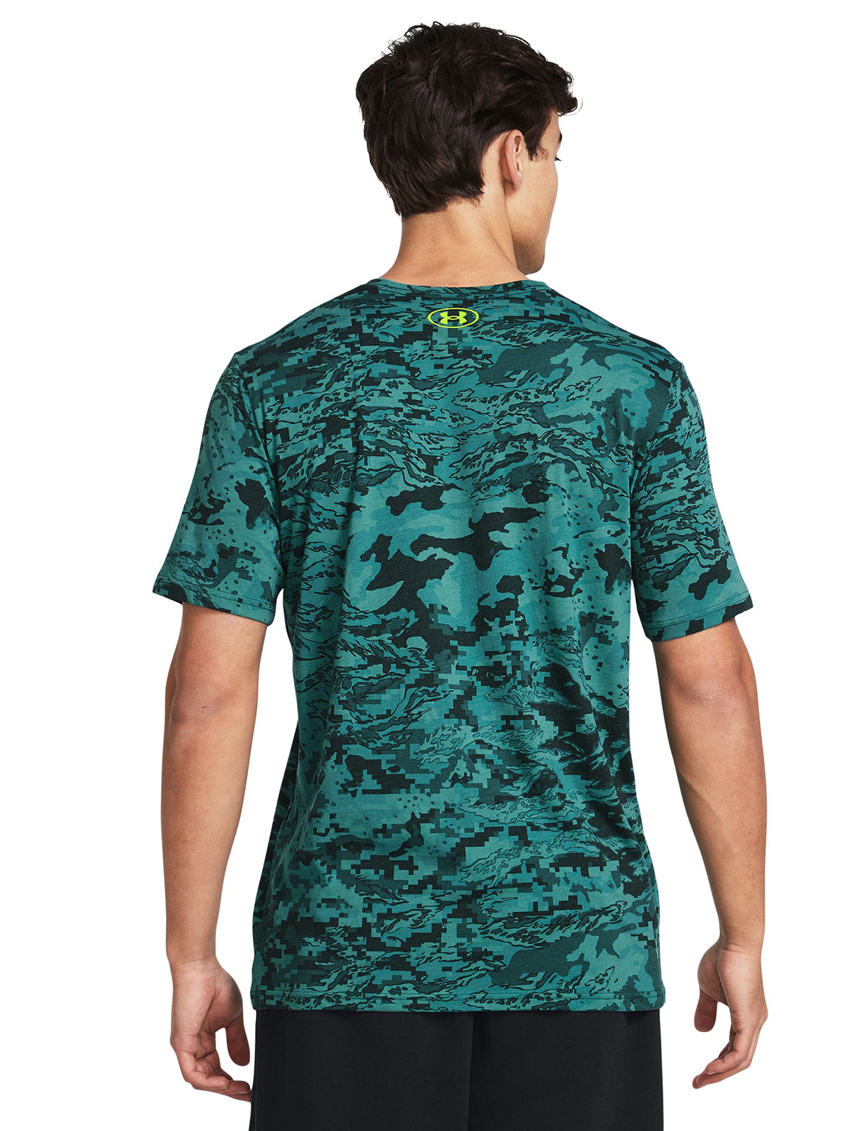 Polera Manga Corta All-Over Logo para Hombre Under Armour