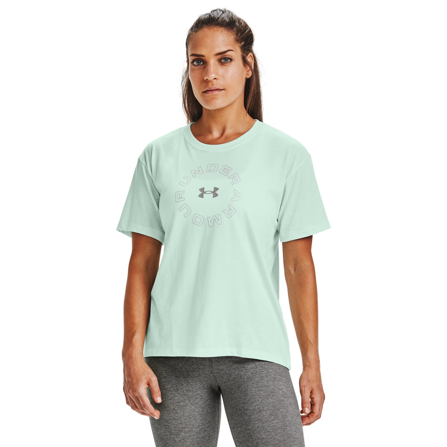 Polera Manga Corta UA Wordmark Graphic para Mujer