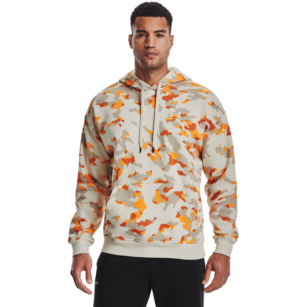 Sudadera con capucha UA Rival Fleece Camo para hombre