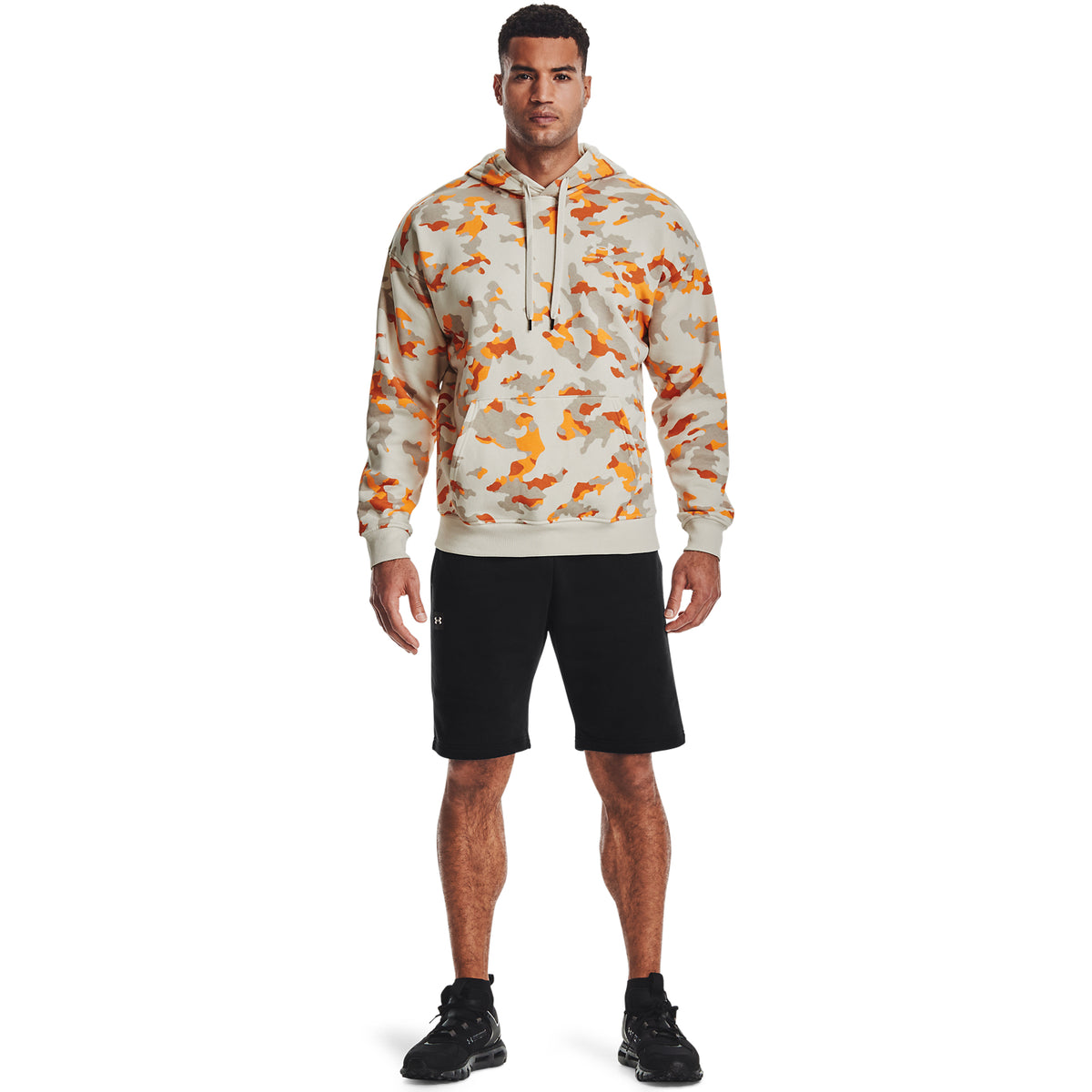Sudadera con capucha UA Rival Fleece Camo para hombre