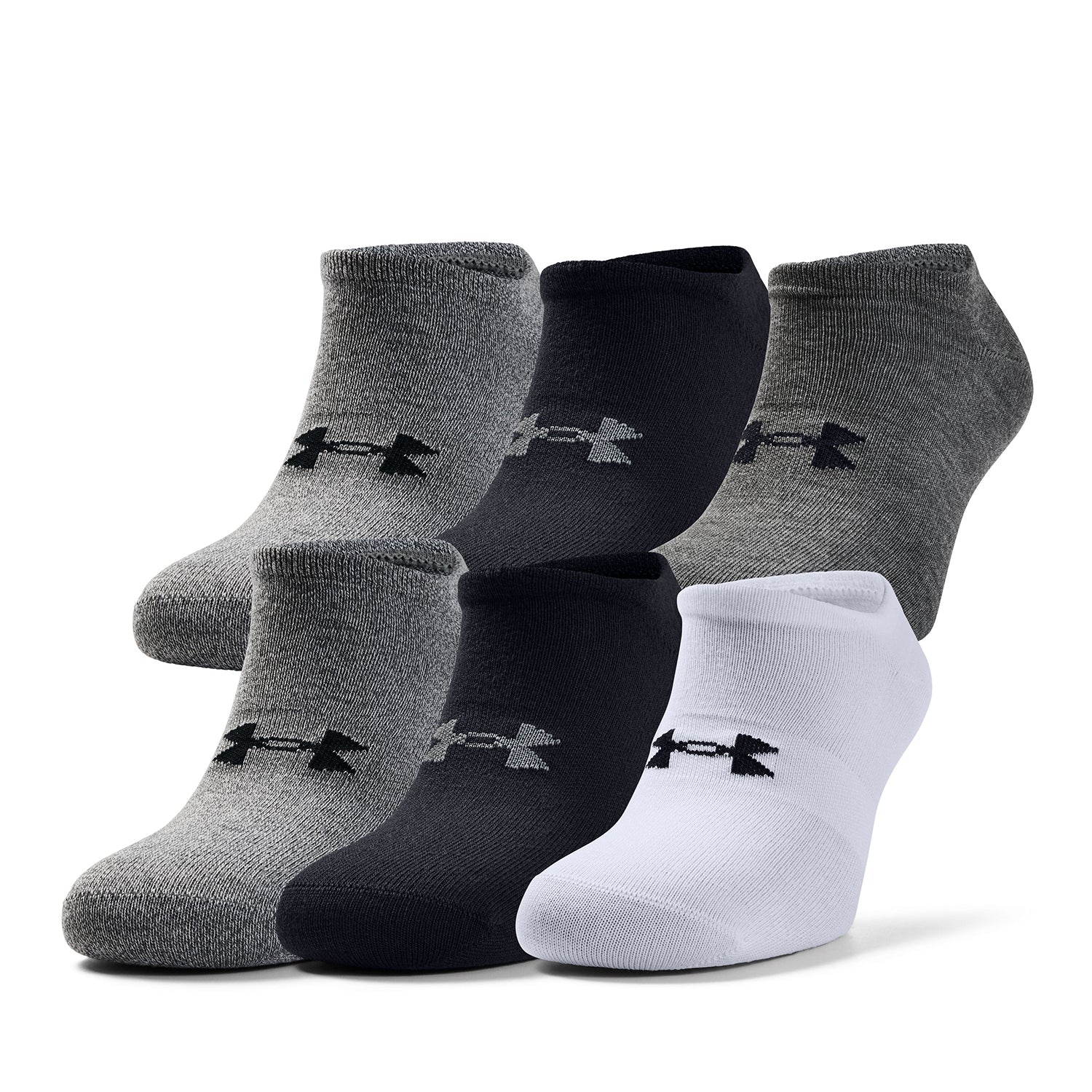 Calcetines UA Essentials No Show para Hombre - Paquete de 6