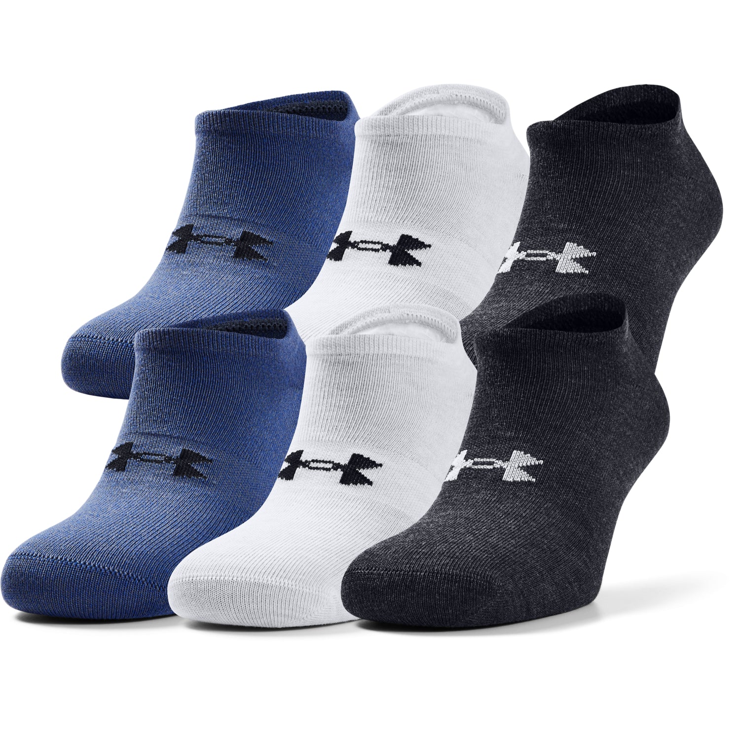 Calcetines UA Essentials No Show para Hombre - Paquete de 6