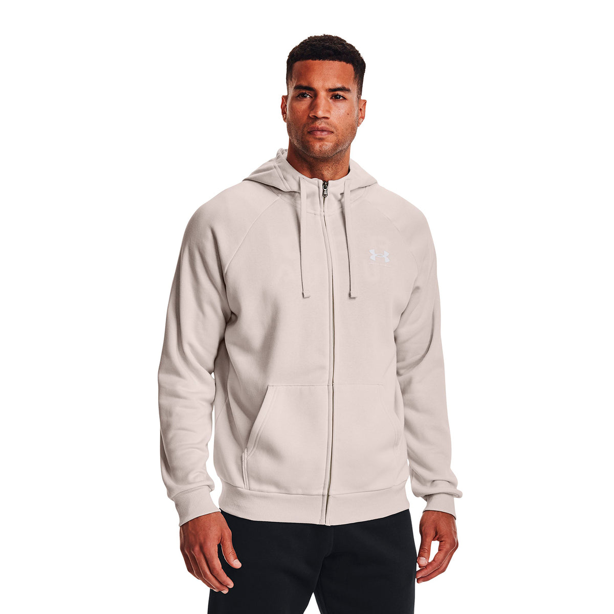 Polerón UA Rival Fleece Full ZIP para hombre
