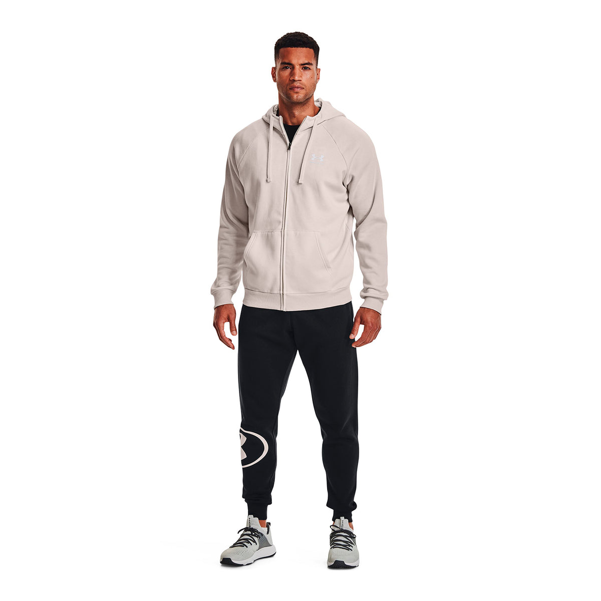Polerón UA Rival Fleece Full ZIP para hombre