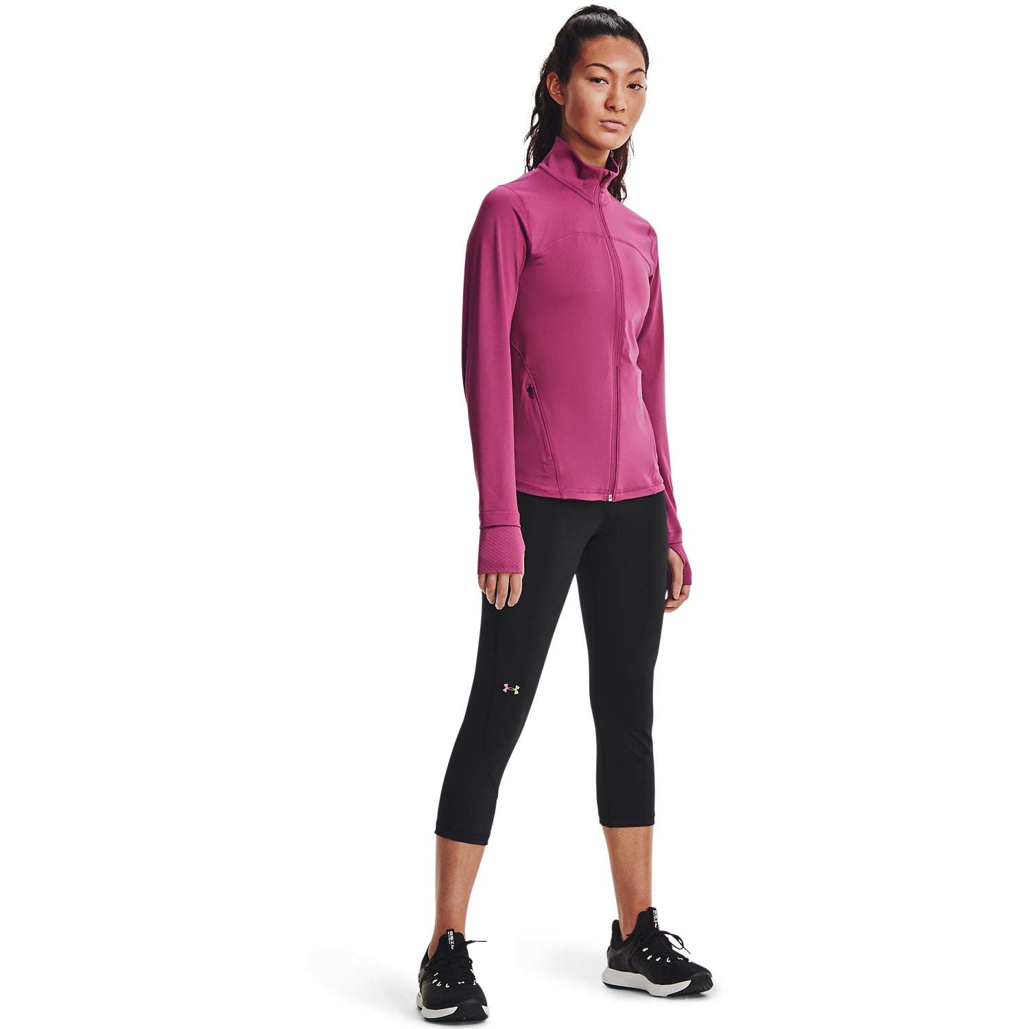 Polerón UA RUSH™ Full ZIP para mujer