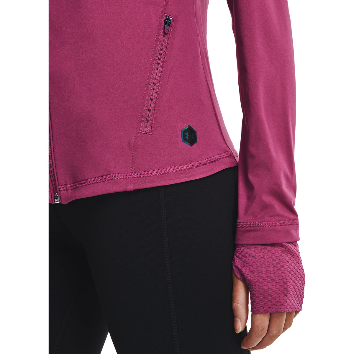 Polerón UA RUSH™ Full ZIP para mujer
