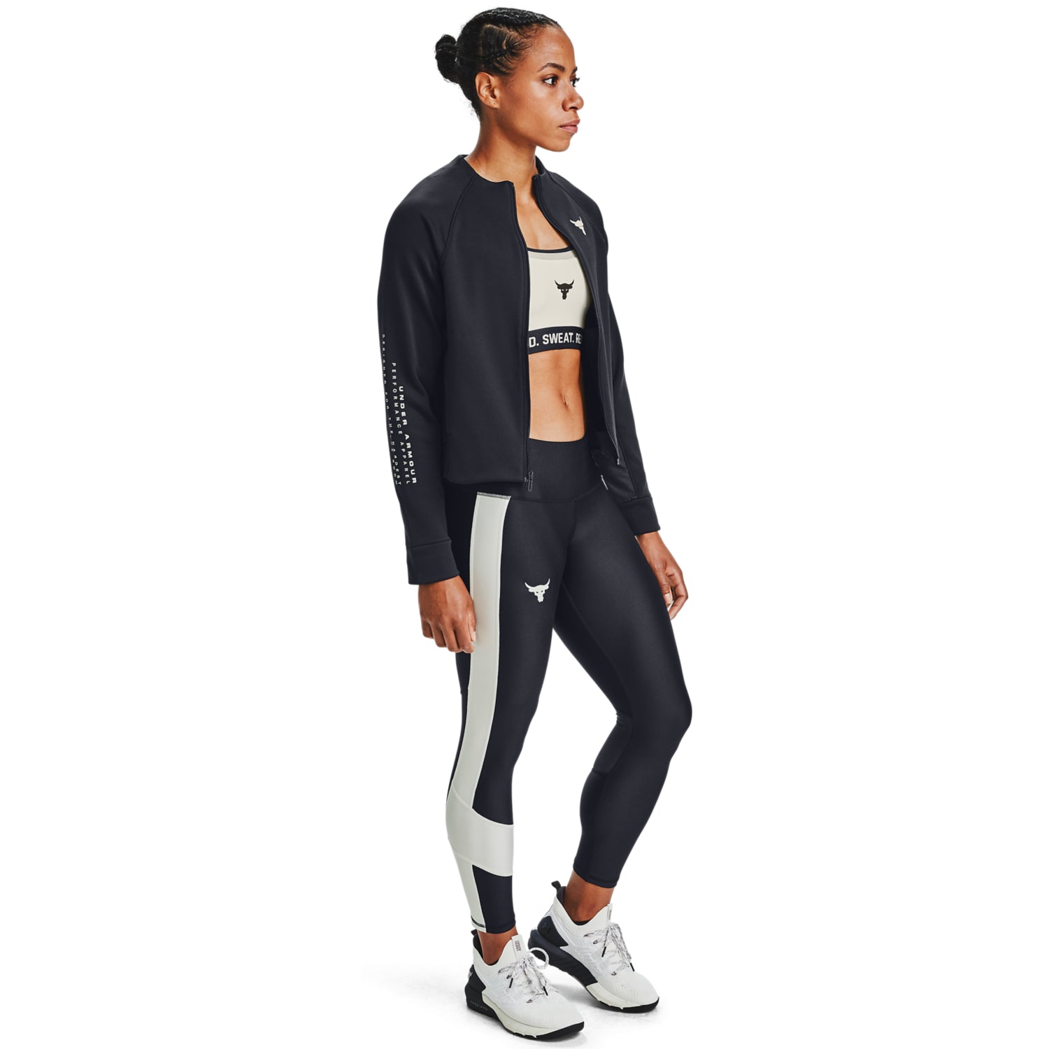 Polerón Project Rock Full Zip para Mujer