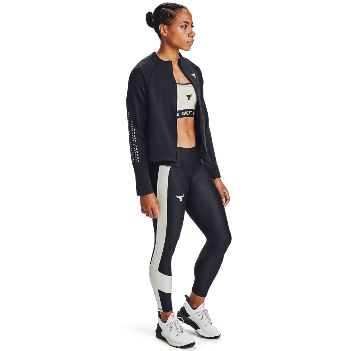 Polerón Project Rock Full Zip para Mujer