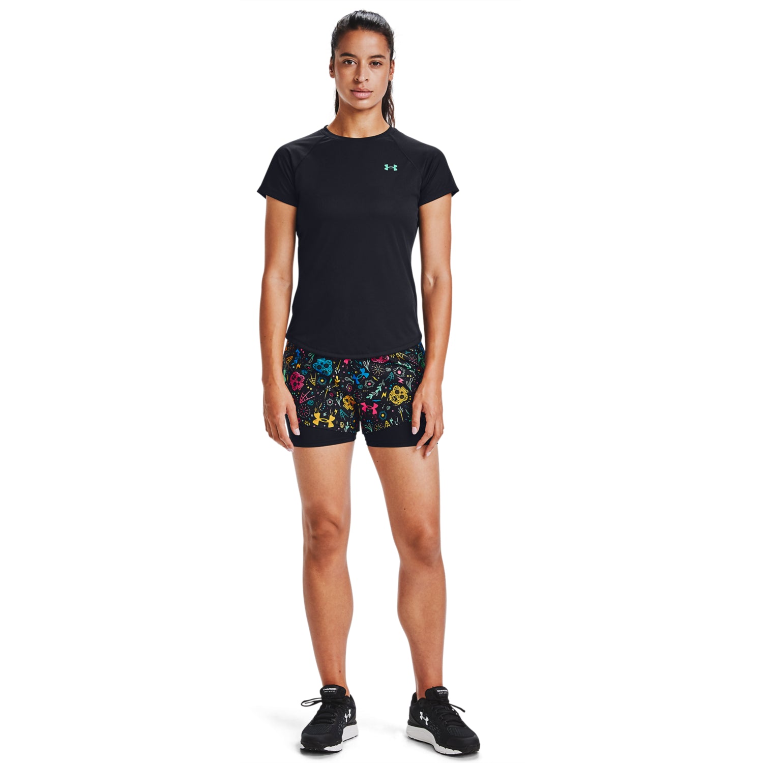 Polera Manga Corta UA Speed Stride Day Of The Dead para Mujer