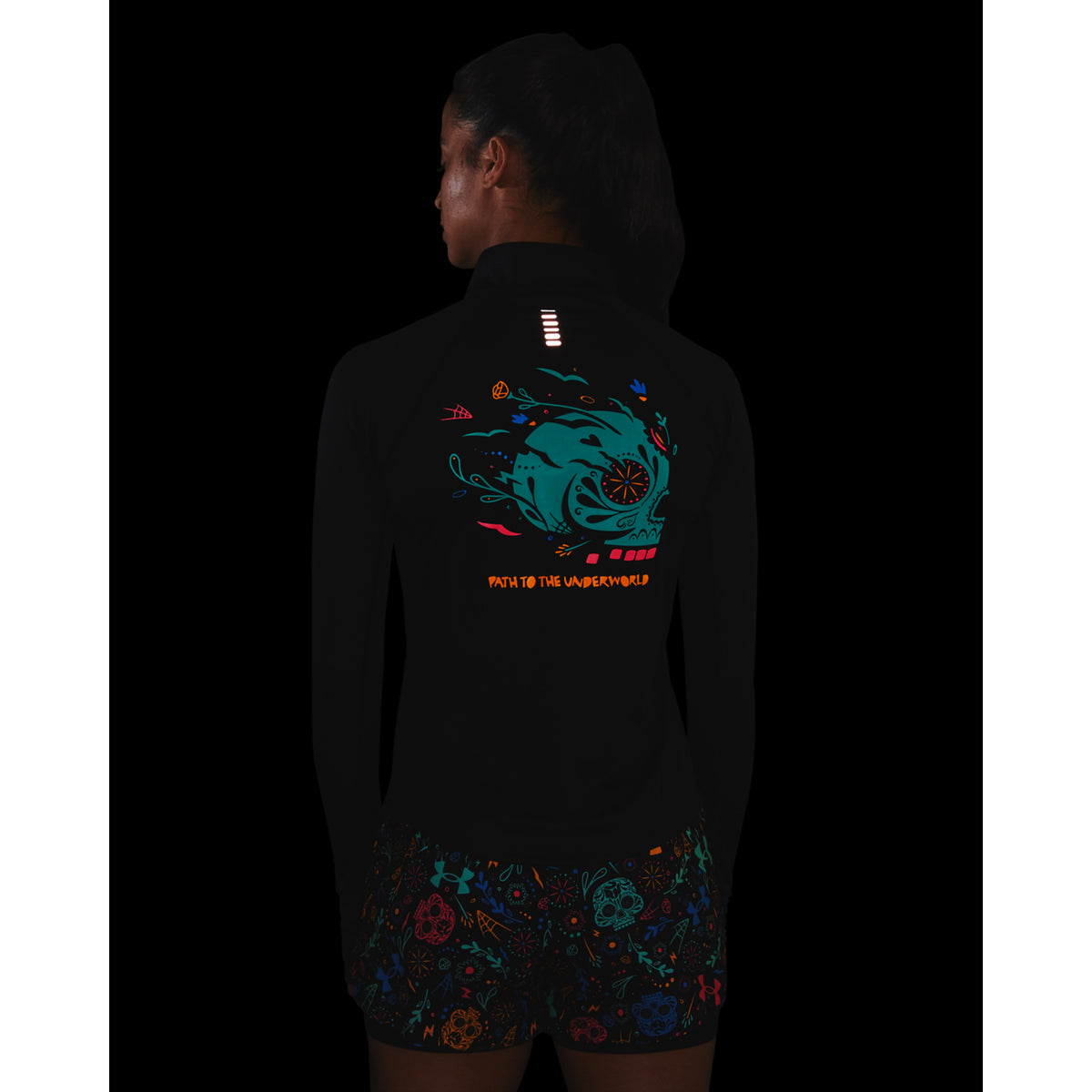 Polerón UA Speed Stride Day Of The Dead ½ Zip para Mujer
