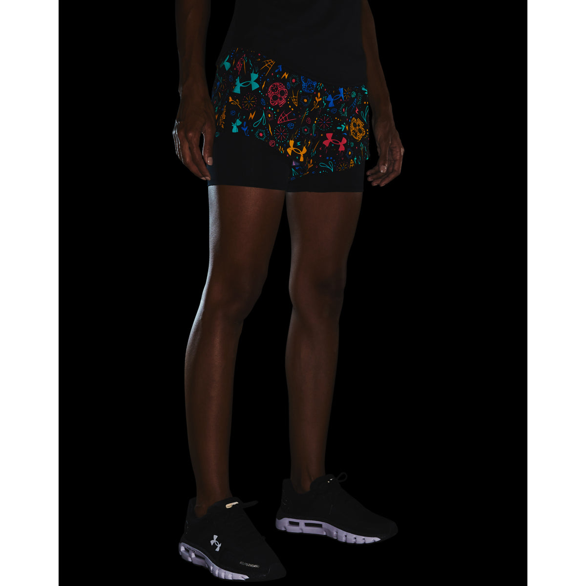 Shorts UA Launch DOD 2-in-1 para Mujer