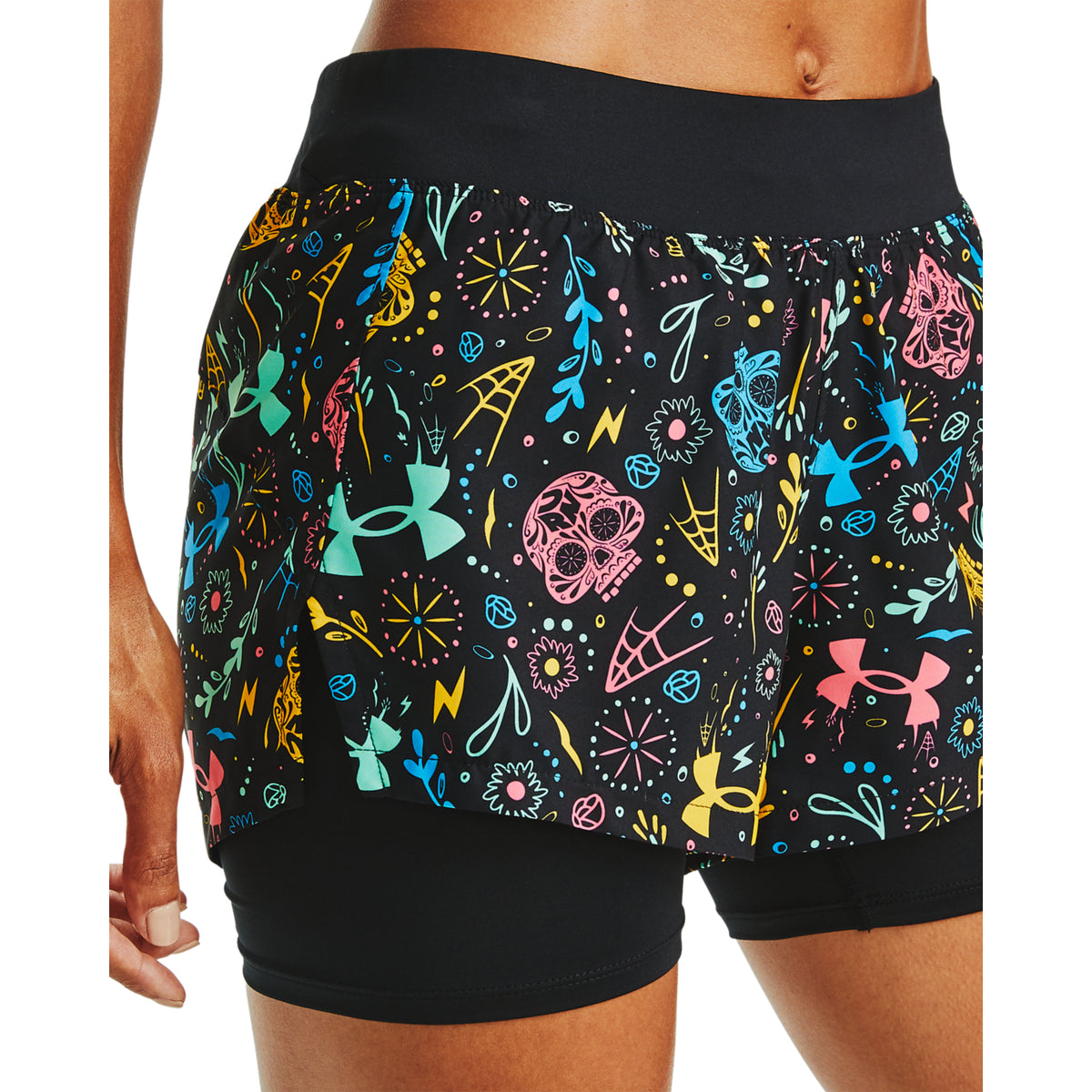 Shorts UA Launch DOD 2-in-1 para Mujer