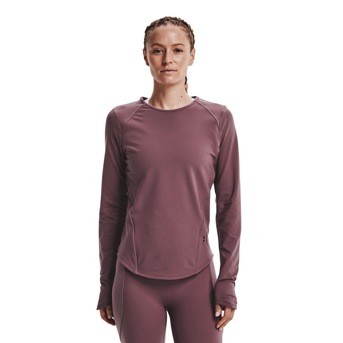 Polera manga larga UA HydraFuse Crew para mujer