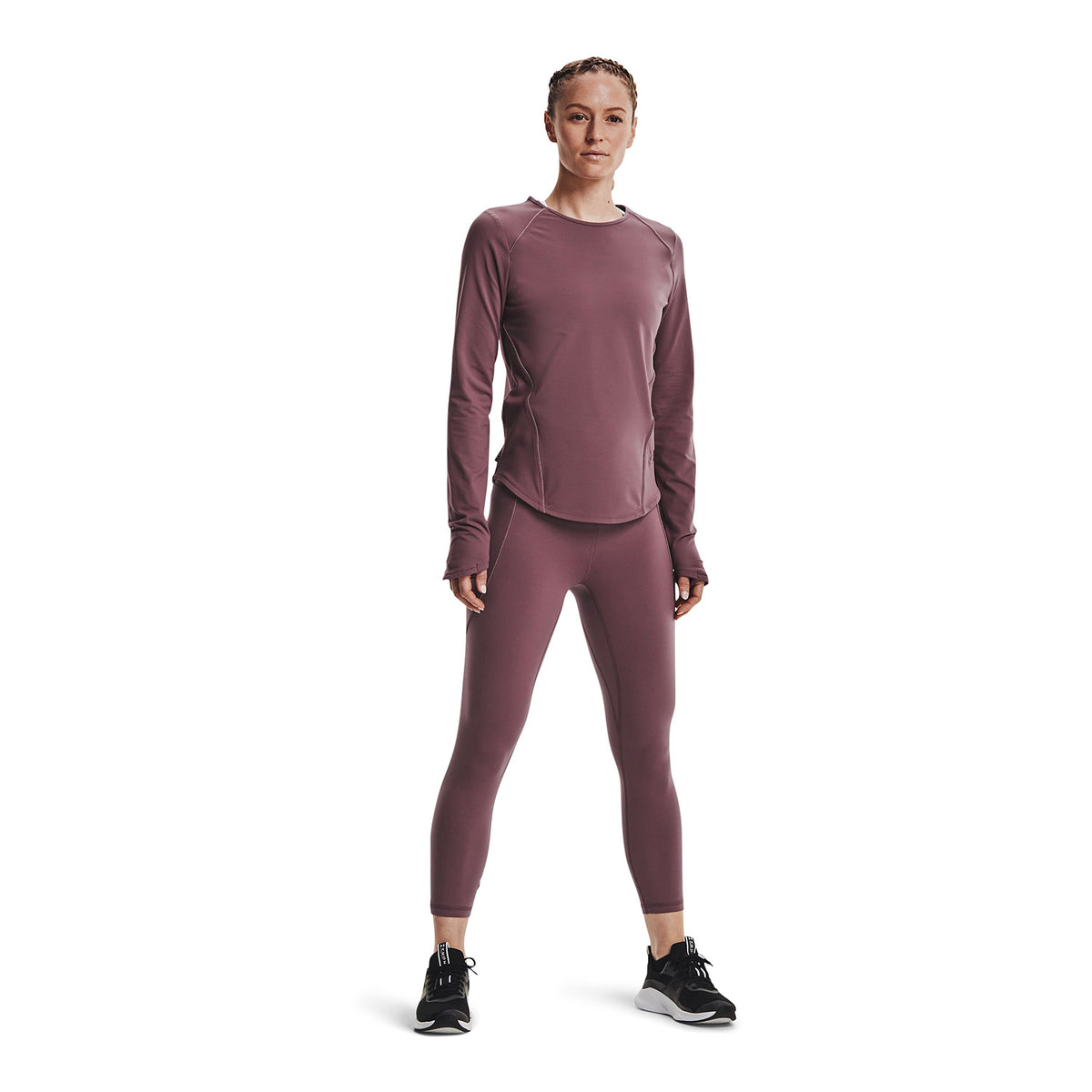 Polera manga larga UA HydraFuse Crew para mujer