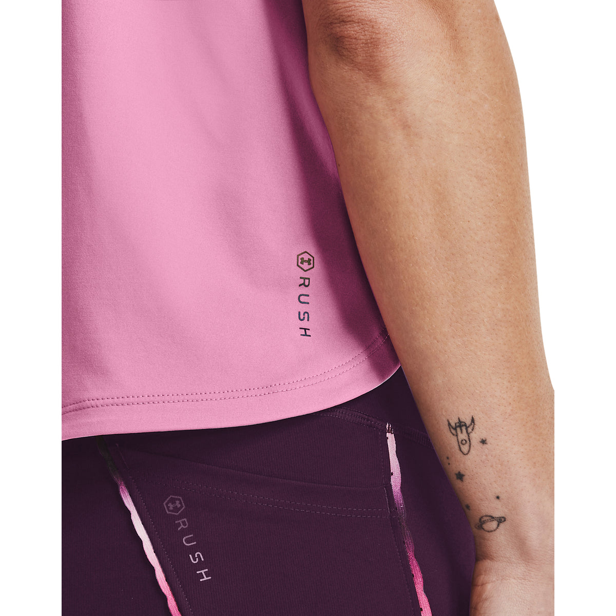 Polera Sin Mangas Ua Rush Scallop Tank para Mujer