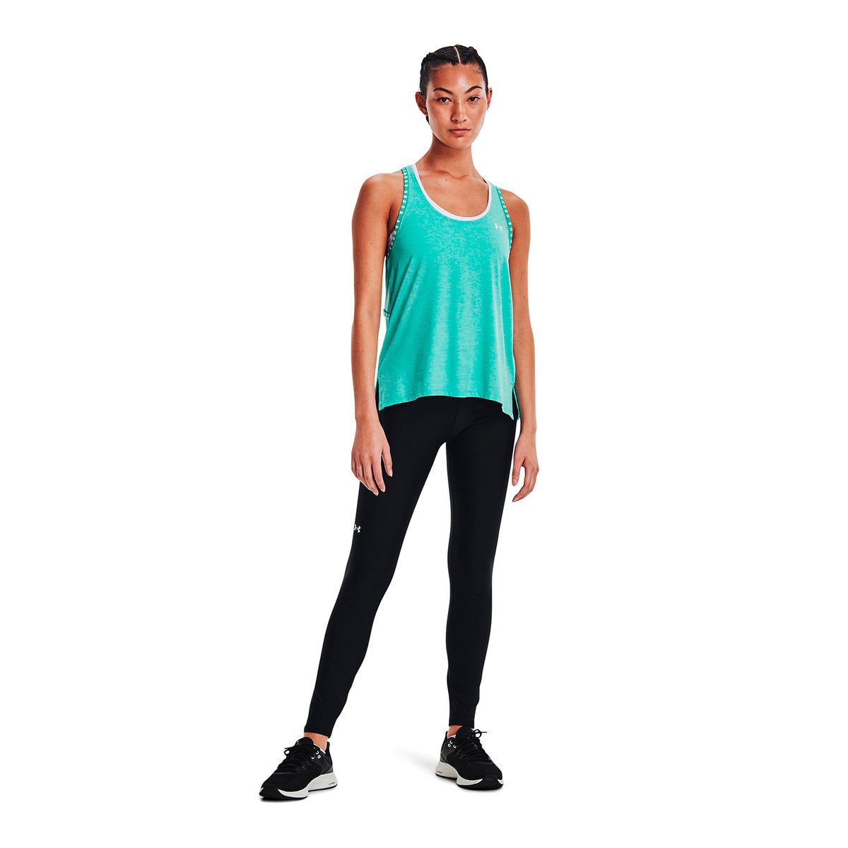 Polera sin manga UA Knockout Mesh Back para Muj