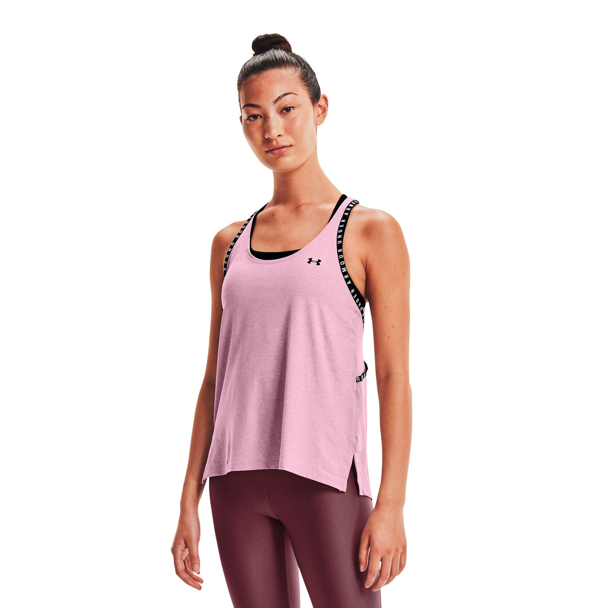 Polera sin manga UA Knockout Mesh Back para Muj