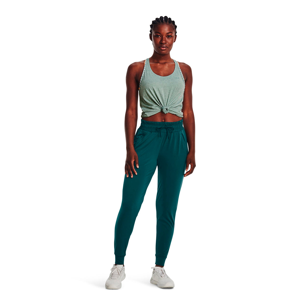 Polera sin manga UA Knockout Mesh Back para Muj