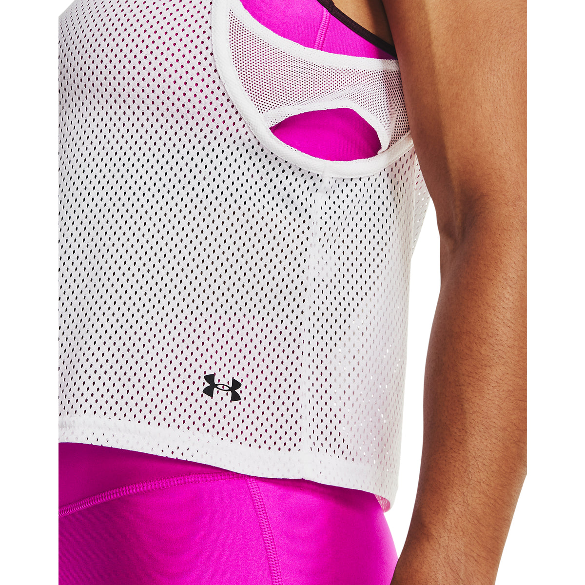 Polera sin mangas HeatGear® Armour Muscle Mesh para Mujer