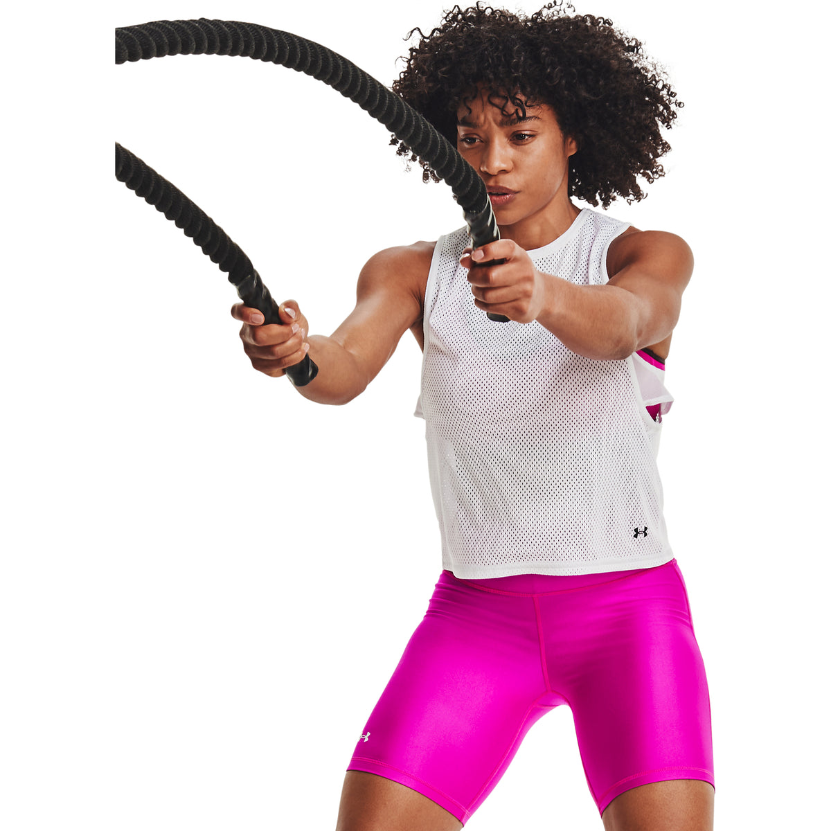 Polera sin mangas HeatGear® Armour Muscle Mesh para Mujer