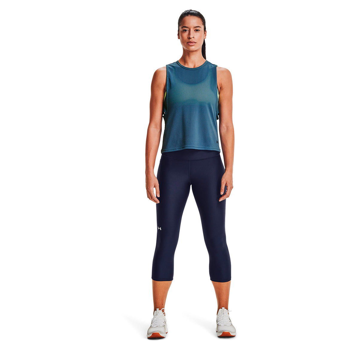 Polera sin mangas HeatGear® Armour Muscle Mesh para Mujer