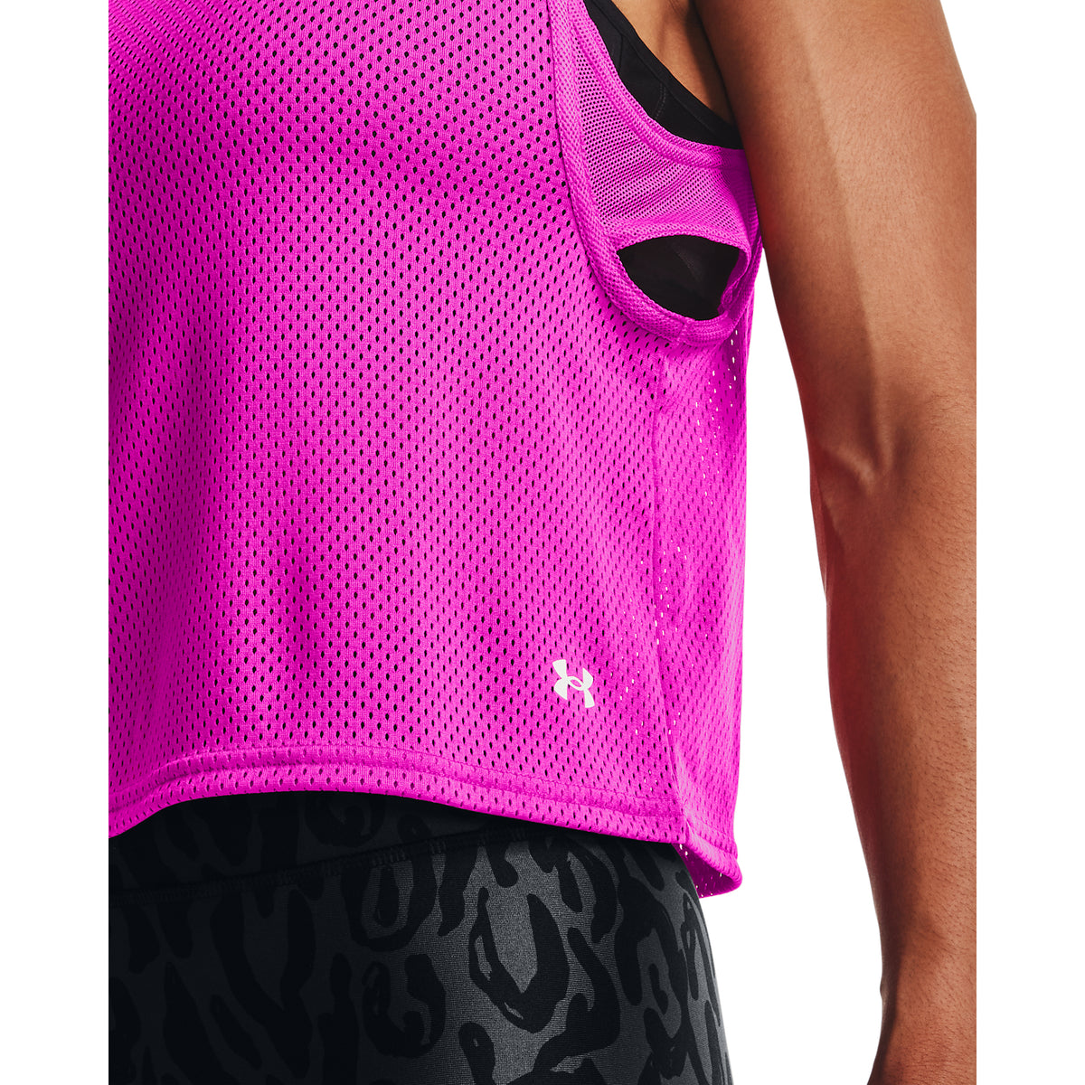 Polera sin mangas HeatGear® Armour Muscle Mesh para Mujer