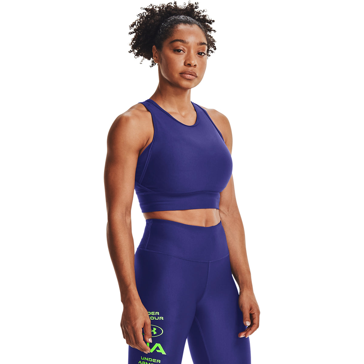 Polera sin mangas HeatGear® Armour Crop para Mujer